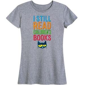 Pete The Cat I Still Read Books Graphic T-shirt, Size Large